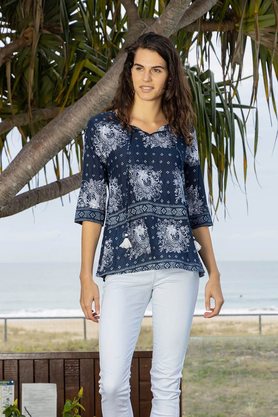 Lucia Top Navy